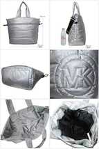 マイケルコース トートバッグ レディース 35H1S5RT3I SILVER レイ キルティング調 2WAY ラージ トート 大容量 MICHAEL KORS アウトレット_画像2