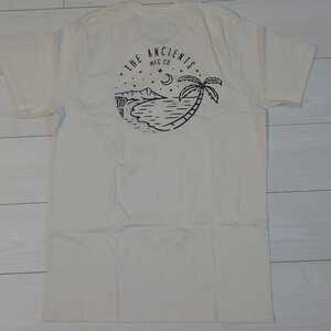 the ancients mfg Tシャツ M アメリカ製 ベージュ ハワイ hawaii アロハ in4mation シャカ ロンハーマン