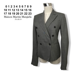 * mezzo n Margiela MAISON MARGIELA* женский двойной tailored jacket серый труба :C:04