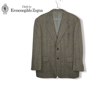 ★Ermenegildo Zegna ゼニア★メンズ 2B 総裏 ウール シルク テーラード ジャケット サイドベンツ 管:C:04