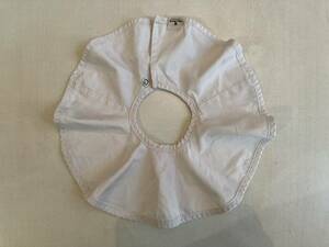 Elodie Details Pierrot Dribble Bib - Vanilla White USED エロディ ディティールズ よだれかけ スタイ