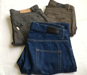 # Lacoste LACOSTE lady's Denim 3 pieces set size 38×2 W30 L34 ×1 old clothes *