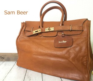 ■ Sam Beer レザーバッグ アルゼンチン 茶系 中古 ★