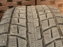 ■ダンロップ ウィンターマックス SJ8 225/60R17 2018 5分山 小ヒビあり 17インチ スタッドレスタイヤ 2本セット 札幌発 T-415 ★_画像8