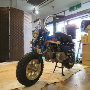 HONDA MONKEY Z50A ホンダ モンキー リジット 50cc 6V 初期型 ブルー 2949km 原付 原チャリ バイク 希少 札幌発 ★の画像4