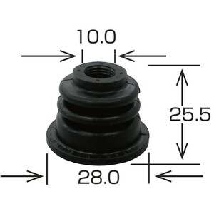 ムーブオン製　タイロットエンドブーツ　ムーブ（ＬＡ１５０－１６０）