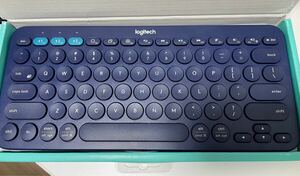 【US配列、新品】ロジクール ワイヤレスキーボード K380 ブルー