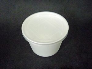 CFカップ 95-270 白 嵌合蓋付 100入（テイクアウト用味噌汁カップ・スープ・かき氷）