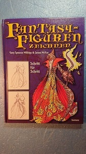 Art hand Auction Deutsche Kunst, Zeichnung von Fantasy-Figuren von Gary Spencer Millidge et al., Kunst, Unterhaltung, Malerei, Technikbuch