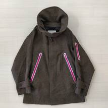 is-ness/イズネス/GORE WINDSTOPPER/ゴアウインドストッパー/ヘリンボーン/止水ZIP/3レイヤーフーデッドジャケット_画像1