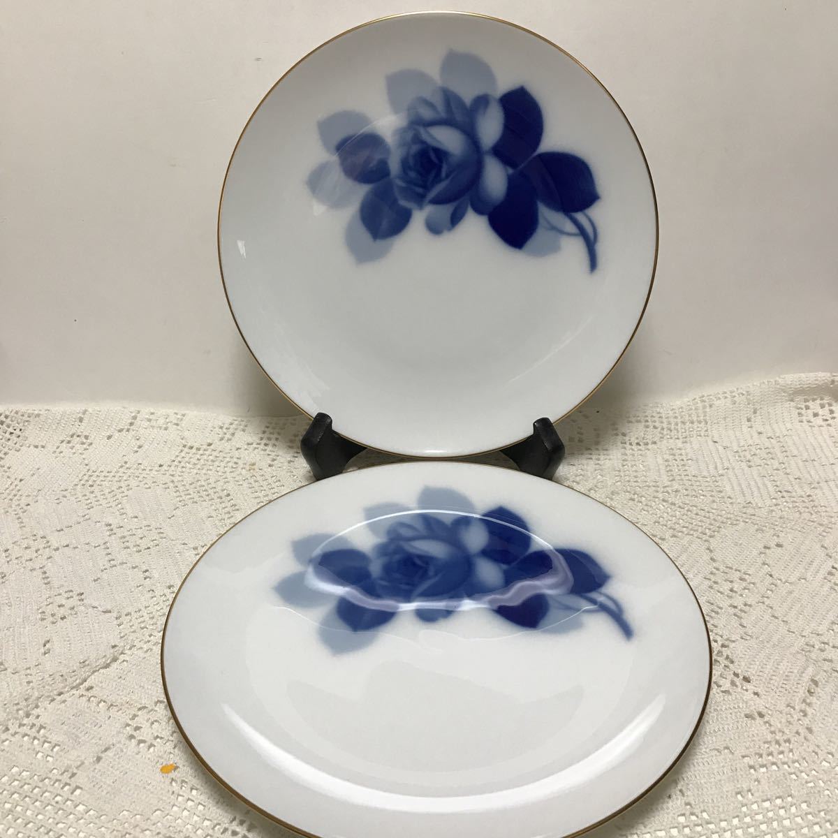 半額品 【希少品】大倉陶園☆ブルーインペリアルプレミア☆オーバル