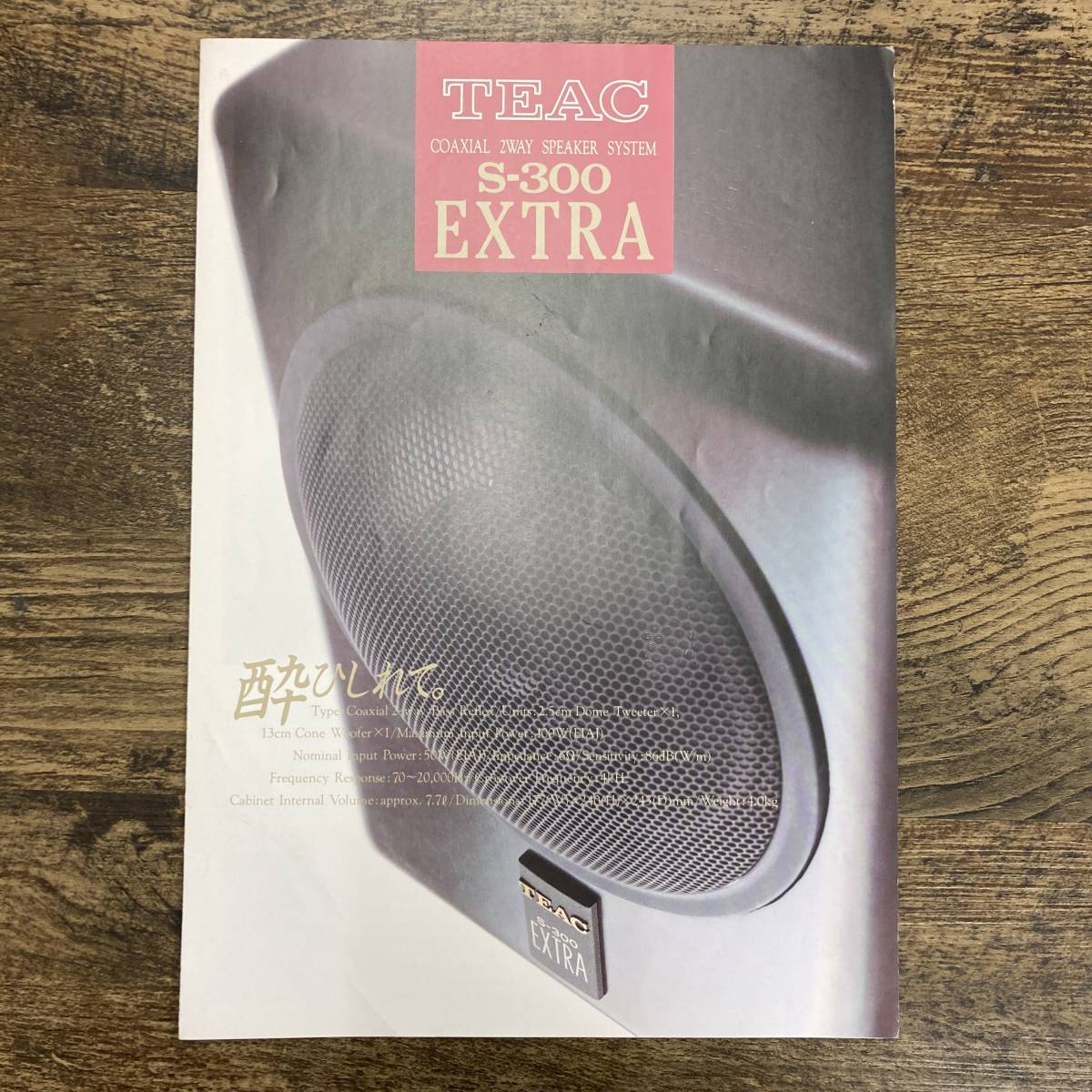銀座店で購入 TEAC テアック LS-WH01 スピーカーシステム