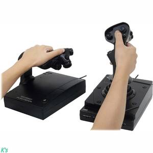 【PS5動作確認済】 SONYライセンス商品『エースコンバット7 スカイズ・アンノウン』対応フライトスティック for PlayStation4