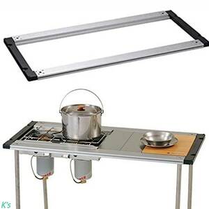  site inside .. kitchen . living . functional . unification ... table frame Snow Peak (snow peak) iron grill table frame long 