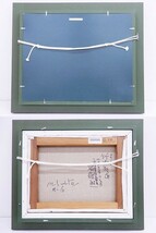 ♯◎8) 肉筆 斎藤政一 竹内街道 油彩 風景画 F6号 05年制作 在銘 額装入り!! 一枚の繪取扱作家 一水会常任委員 日展会員 日本遺産 日本風景_画像3