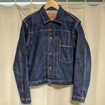 珍品 激レア ヴィンテージ LEVI'S ファースト Gジャン 赤耳 BIG E 71506 J02 リーバイス イレギュラー品 LEVIS 大戦モデル シンチバック 38_画像1