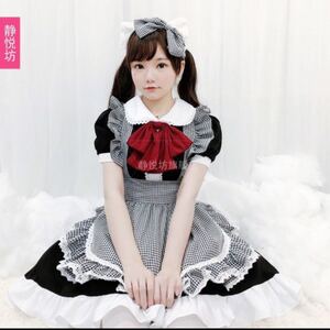 ハロウィン メイド ロリータ ワンピース ゴスロリ コスプレ レディース コスプレ衣装 メイド服 可愛いコスプレ クリスマス