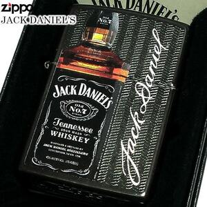 ZIPPO ライター ジャックダニエル ジッポ ブラック Jack Daniel's 黒 かっこいい お酒 ウィスキー おしゃれ メンズ 渋い プレゼント ギフト