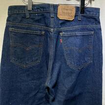 【希少】80s Levi's 509 テーパード W36 デニムパンツ USA製 TALON ビンテージ / 501 505 517 519 550 66 silver tab 60s 70s 90s_画像3