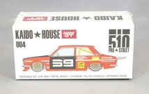 即決！ KAIDO★HOUSE x トゥルースケール MINI GT 1/64 ダットサン 510 プロストリート SK510 オレンジ 004 新品・未開封品_画像1