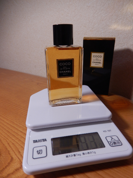 ほぼ満タン 193g(^^ゞ 75ml トワレ「COCO CHANEL：ココ シャネル」EDT（フランコタイプ）箱美品、ボトルキレイ _/_/ 交渉OK、匿名OK！ _/_/