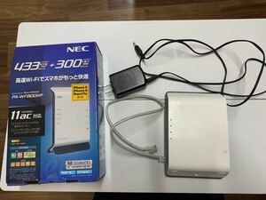 NEC Aterm WiFi 無線LANルーター PA-WF800HP 433Mbps+300Mbps