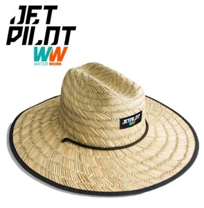 ジェットパイロット JETPILOT 2022 麦わら帽子 ワークメイト ストロー ハット JPW30 L/XL（58cm）帽子 マリン ビーチ ワークウェア 日よけ