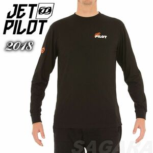 ジェットパイロット JETPILOT ロンT マリン セール 30%オフ 送料無料 レトロ L/S メンズ Tシャツ W18628 ブラック M