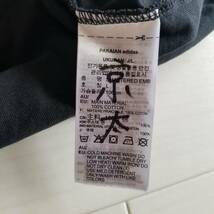 adidas アディダス プリントTシャツ トップス クルーネック 半袖 無地 ブランドロゴ ユニセックス スポーティ ブラック サイズL ｍ618_画像5