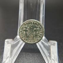 古代ローマ コイン ブロンズ 銅貨 神 兵士 王 アンティーク 発掘品 出土品 古銭 M11_画像4