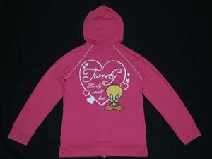 *tui- tea. back character Heart print pink. with a hood . long sleeve Rush Guard *130 centimeter *