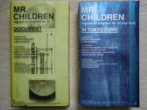 MR.CHILDREN regress or progress ミスターチルドレン ミスチル VHS ツアー ライブ 