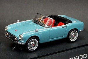 ■即決エブロ 1/43【ホンダ S600 (ブルー) 「Oldies」 43061　ルーフ付き