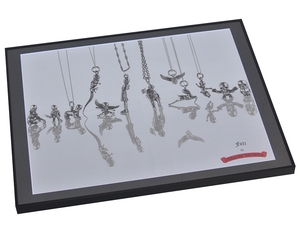 クロムハーツ Chrome Hearts アートポスター フォティ 額縁入り FOTI NECKLACE 新品の商品画像