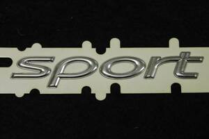 ジープチェロキー エンブレム Sport クロームメッキ JEEP KJ 2002～ クライスラー純正品 新品 55156273AE J72 JEEP CHEROKEE