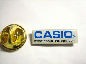 レア　カシオ　腕時計　ロゴ　エンブレム　ヨーロッパ　CASIO　ピンバッジ