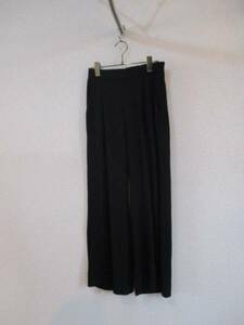 AZULbasic(moussy) black wide pants (USED)401017)