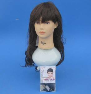  new goods heat-resisting long Suite fibre wig installation . convenient cap attached does change equipment etc. . use possibility think postage nationwide equal ordinary mai 390 jpy 