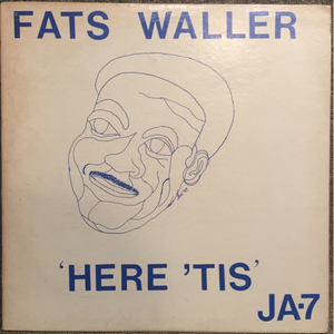 【USオリジナル盤/Jazz,Vocal,Swing/美盤(EX)/即決/LP】Fats Waller - Here 'Tis / 試聴検品済