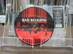 7e/ピクチャー盤/Bad Religion(バッド・レリジョン)/限定盤「Los Angeles Is Burning」/メロコア,エモ