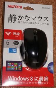 * new goods *iBUFFALO BlueLED wireless quiet .. mouse 5 button black 