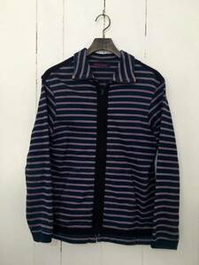 *BLUE BLUE 2 collar attaching full Zip sweatshirt border Indigo . indigo jacket H.R.MARKET is lilac n