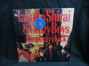  Shirai Takako & CRAZY BOYS/Raspberry Kick* seal obi attaching LP