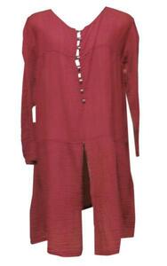 #* Asian clothing cotton * gauze tunic (CC-30)
