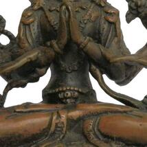 ■☆アジアン雑貨　ネパール仏像　真鍮製チャングラ・レーシー（BS-31）_画像6