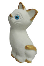 ■☆アジアン雑貨　木彫りネコ(ツインズ白ネコちゃん)（CAT-44）_画像8