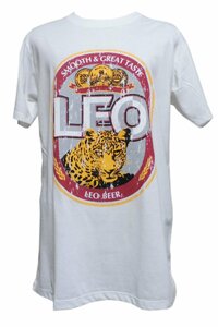 ■☆アジアン衣料　コットン・タイTシャツ(LEO　BEER)　Lサイズ（OT-27-L）