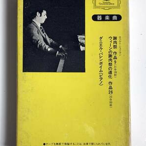 カセットテープ バレンボイム シューマン 謝肉祭 作品9 ウィーンの謝肉祭の道化 作品26の画像2