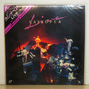 LD[ Casiopea * live ]1985 year 4 month * both country new country . pavilion Live * three man's obi attaching * used laser disk. Fusion 