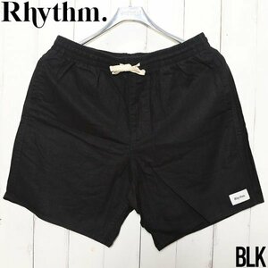 【送料無料】ショーツ ハーフパンツ リネン Rhythm リズム CLASSIC LINEN JAM CL21M-JA11　BLK 32インチ